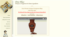 Desktop Screenshot of doveplaceantiques.com